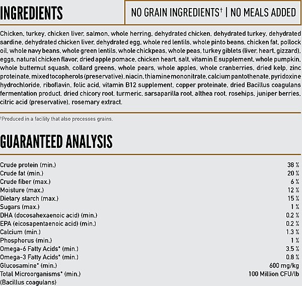 Show full view: ORIJEN Puppy Grain-Free High-Protein Dry Dog Food, 4.5-lb bag slide 7 of 14