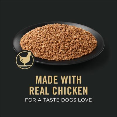 Show full view: Purina Pro Plan Adult 7+ Complete Essentials Chicken & Rice Entree Wet Dog Food, 13-oz can, case of 12 slide 5 of 12