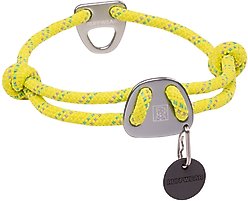 Ruffwear Knot-a-Obsidian Black Dog Collar, 20 to 26-in neck, 1/3-in wide