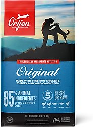 ORIJEN Original Grain-Free High-Protein Dry Dog Food, 23.5-lb bag