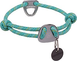 Ruffwear Knot-a-Lichen Green Dog Collar, 20 to 26-in neck, 1/3-in wide