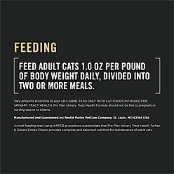 Purina Pro Plan Focus Adult Classic Urinary Tract Health Formula Turkey & Giblets Entree Canned Cat Food, 5.5-oz, case of 24 slide 2 of 9