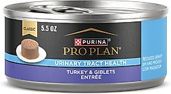 Purina Pro Plan Focus Adult Classic Urinary Tract Health Formula Turkey & Giblets Entree Canned Cat Food, 5.5-oz, case of 24