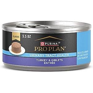 Purina Pro Plan Focus Adult Classic Urinary Tract Health Formula Turkey & Giblets Entree Canned Cat Food, 5.5-oz, case of 24