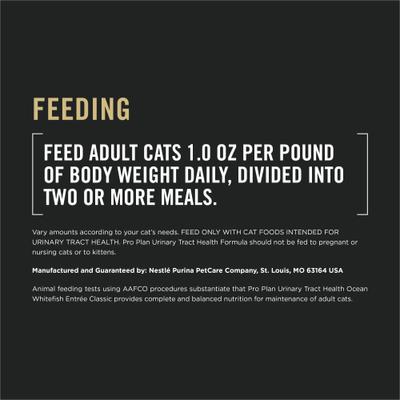 Show full view: Purina Pro Plan Focus Adult Classic Urinary Tract Health Formula Ocean Whitefish Entree Canned Cat Food, 3-oz, case of 24 slide 10 of 12