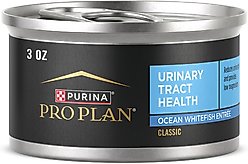 Purina Pro Plan Focus Adult Classic Urinary Tract Health Formula Ocean Whitefish Entree Canned Cat Food, 3-oz, case of 24