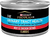 Purina Pro Plan Focus Urinary Tract Health Formula Beef & Chicken Entree Pate Canned Cat Food, 3-oz, case of 24