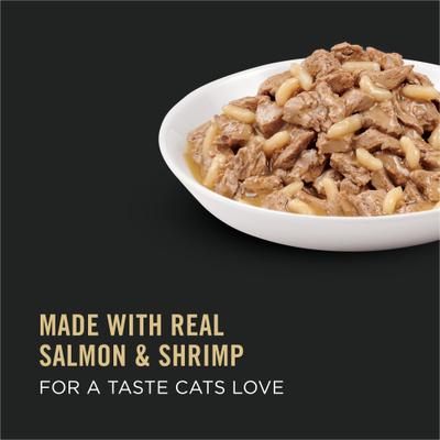 Show full view: Purina Pro Plan Adult Salmon, Shrimp & Rice Entrée in Sauce Canned Cat Food, 3-oz, case of 24 slide 4 of 12