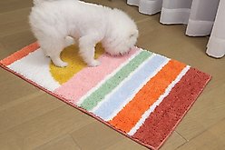 Zarkea Colorful Geometric Microfiber Washable Area Rug, Sunrise, 20 x 32-in slide 2 of 9
