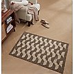 Show in main carousel: Zarkea Modern Wavy Geometric Indoor/Outdoor Washable Area Rug, Brown, 32 x 47-in slide 2 of 9