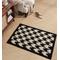 Show in main carousel: Zarkea Modern Houndstooth Indoor/Outdoor Washable Area Rug, Black, 32 x 47-in slide 2 of 9
