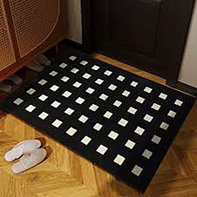 Show full view: Zarkea Modern Geometric Indoor/Outdoor Washable Area Rug, Black, 20 x 32-in slide 8 of 9