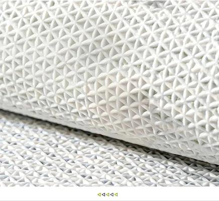 Show full view: Zarkea Soft Geometric Microfiber Washable Area Rug, Pink/White, 20 x 32-in slide 9 of 9