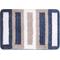 Show in main carousel: Zarkea Microfiber Striped Washable Area Rug, Navy, Beige, White, 20 x 32-in slide 4 of 9