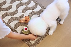 Zarkea Modern Wavy Geometric Indoor/Outdoor Washable Area Rug, Brown, 32 x 47-in