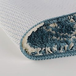 Zarkea Ultra-Soft Botanical Microfiber Washable Area Rug, White, 18 x 27-in slide 2 of 9