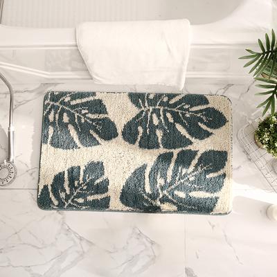 Show full view: Zarkea Ultra-Soft Botanical Microfiber Washable Area Rug, White, 18 x 27-in slide 4 of 9