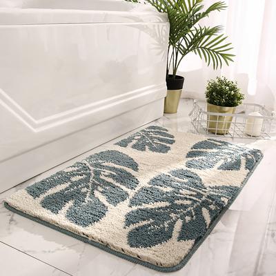 Show full view: Zarkea Tropical Leaf Indoor/Outdoor Washable Area Rug, White, 20 x 32-in slide 5 of 9