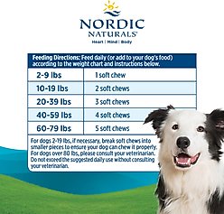 Nordic Naturals Pork Flavored Skin & Coat Soft Chew Supplement for Dogs, 5.29-oz bag slide 2 of 5