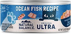 Natural Balance Ultra Premium Ocean Fish Formula Canned Cat Food, 5.5-oz, case of 24