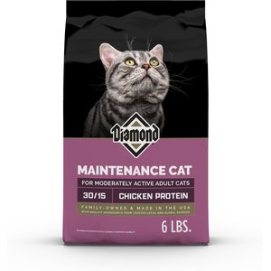 Diamond Maintenance 30/15 for Moderately Active Adult Cats Dry Food, 6-lb bag