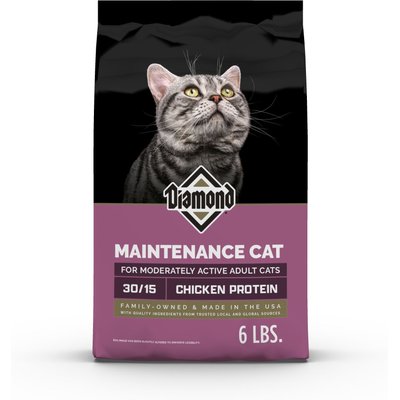 Diamond Diamond Maintenance 30/15 for Moderately Active Adult Cats Dry Food, 6-lb bag