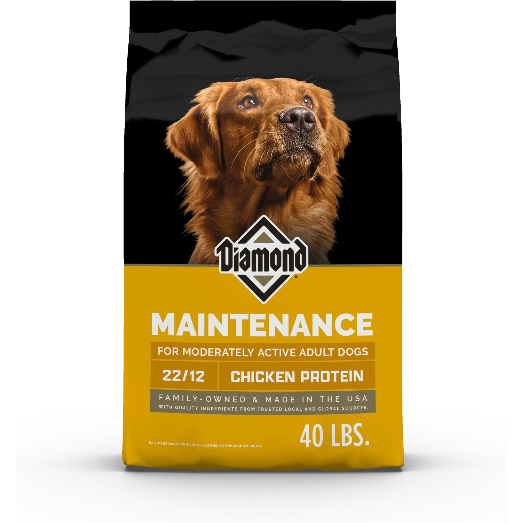 Diamond Maintenance 22/12 for Moderately Active Adult Dogs Dry Food, 40-lb bag