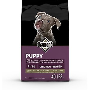 Diamond Puppy Formula All Lifestages Dry Dog Food, 40-lb bag