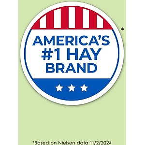 Kaytee Natural Timothy Hay Small Animal Food, 6-lb bag