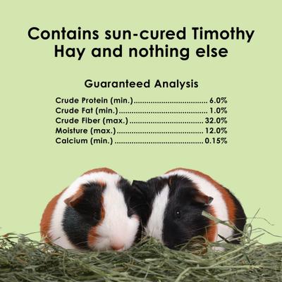 Show full view: Kaytee First Cut Timothy Hay Small Animal Food, 6.5-lb bag slide 8 of 12