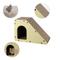 Show in main carousel: THE LICKER STORE Kento Minimalist 23.63-in Cardboard Angled Cat Cave Scratcher with Catnip, Almond slide 5 of 7
