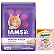 Show in main carousel: Iams ProActive Health Kitten Dry Cat Food + Temptations Salmon & Dairy Flavor Treats slide 1 of 10