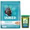 Show in main carousel: Iams ProActive Health Indoor Weight & Hairball Care Dry Food, 16-lb bag + Greenies Feline Greenies Smartbites Healthy Indoor Tuna Flavored Cat Treats slide 1 of 9