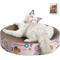 Show in main carousel: THE LICKER STORE Nelson 20-in Modern Cardboard Bowl Cat Scratcher with Catnip, Light Pink slide 1 of 8
