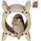 Show in main carousel: THE LICKER STORE Nyan Modern 16.5-in Cardboard Tunnel Cat Scratcher with Catnip, Almond slide 1 of 8