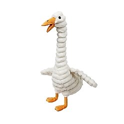 Petlou Ripples Farm Friends Duck Squeaky Plush Dog Toy, 26-in