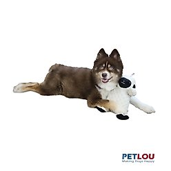 Petlou Dotty Friends-Lamb Squeaky Plush Dog Toy, 12-in slide 2 of 5