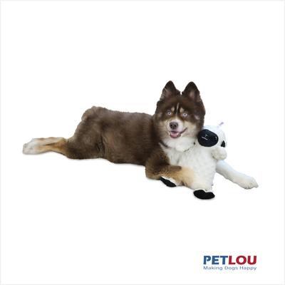 Show full view: Petlou Dotty Friends-Lamb Squeaky Plush Dog Toy, 12-in slide 2 of 6