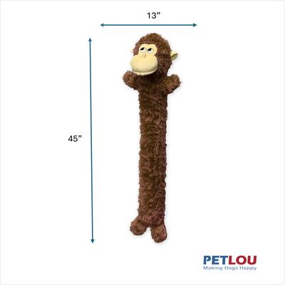 Show full view: Petlou Classic Monster Max Squeaky Plush Dog Toy, 45-in slide 4 of 6