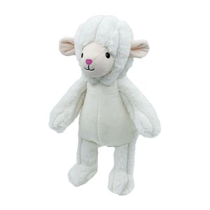 Petlou Ripples Farm Friends Lamb Squeaky Plush Dog Toy, 16-in