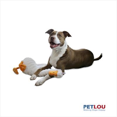 Show full view: Petlou Ripples Farm Friends Duck Squeaky Plush Dog Toy, 26-in slide 2 of 5