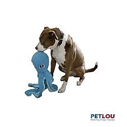 Petlou Dotty Friends 2.0 Baby Octopus Squeaky Plush Dog Toy, 26-in slide 2 of 5