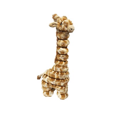 Petlou Petlou Ripples Zoo Friends Giraffe Squeaky Plush Dog Toy, 16-in