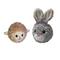 Show in main carousel: Petlou Ez Squeaky Ball Lamb & Rabbit Twin Pack Squeaky Plush Dog Toy, 4-in slide 1 of 5
