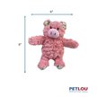 Petlou Classic Lamb Squeaky Plush Dog Toy