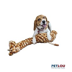 Petlou Ripples Zoo Friends Giraffe Squeaky Plush Dog Toy, 36-in slide 2 of 5