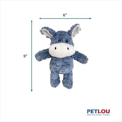 Show full view: Petlou Classic Donkey Squeaky Plush Dog Toy, 9-in slide 3 of 5