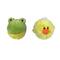 Show in main carousel: Petlou Ez Squeaky Ball Chick & Frog Twin Pack Squeaky Plush Dog Toy, 4-in slide 1 of 5