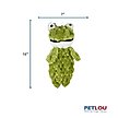 Show in main carousel: Petlou Flattiez Fuzzy Friends Frog Squeaky Plush Dog Toy, 16-in slide 3 of 5