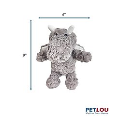 Petlou Classic Dragon Squeaky Plush Dog Toy, 9-in slide 2 of 5